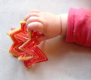 Babies and beading don't mix