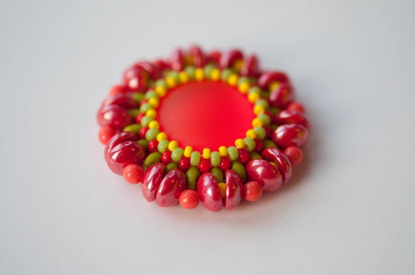 Kissing Piggies - Brights - Sarah Cryer Beadwork