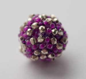 Conway Beaded Bead - Gwen Fisher, beaded by the Indecisive Beader