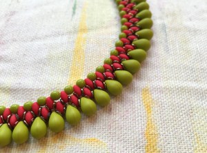 Collar - in progress - Sarah Cryer Beadwork