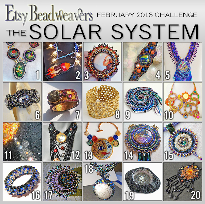 Etsy Beadweavers Feb 16 Solar System entries