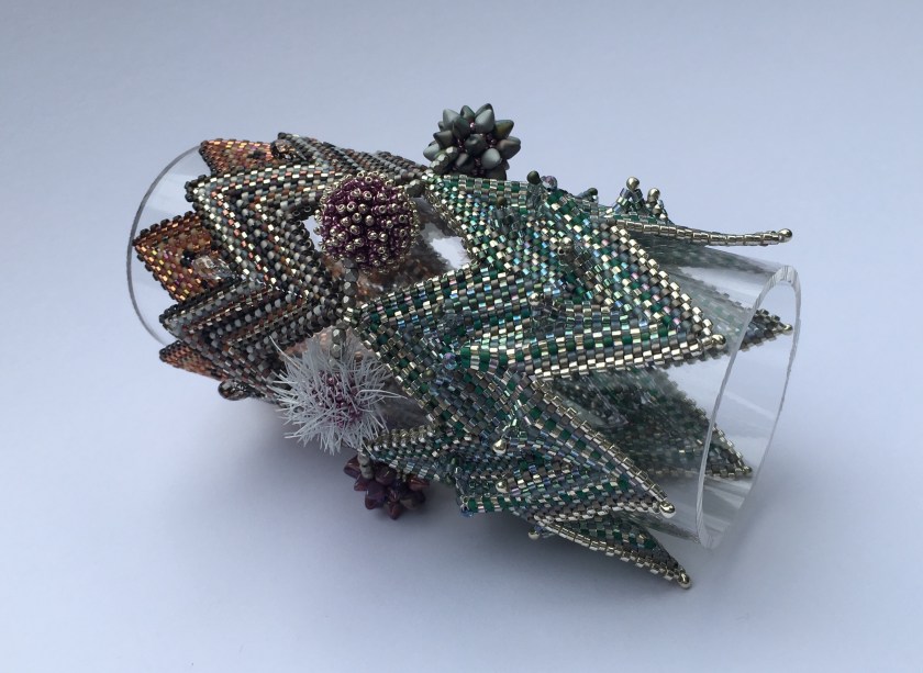 Semele's Cuff - TThe Indecisive Beader - Sarah Cryer Beadwork