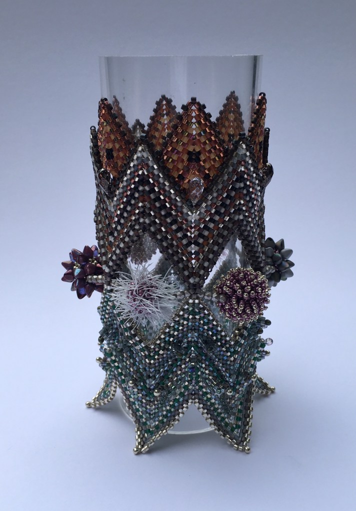 Semele's Cuff - The Indecisive Beader - Sarah Cryer Beadwork