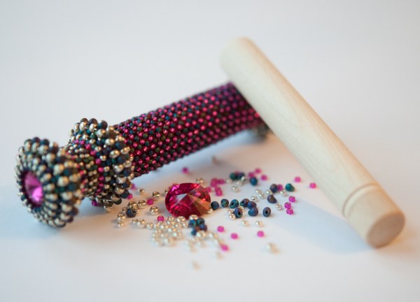 Space Needle Case - Sarah Cryer Beadwork