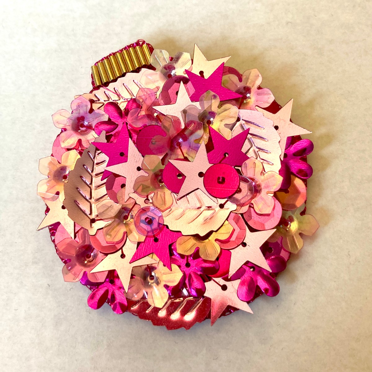 Christmas Tree Brooch – now with added&nbsp;Baubles!